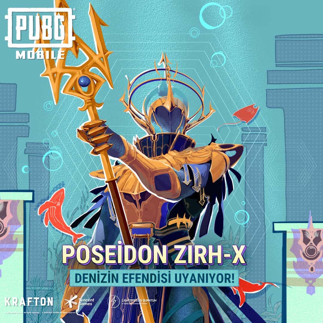 PUBG Mobile Poseidon Zırh-X