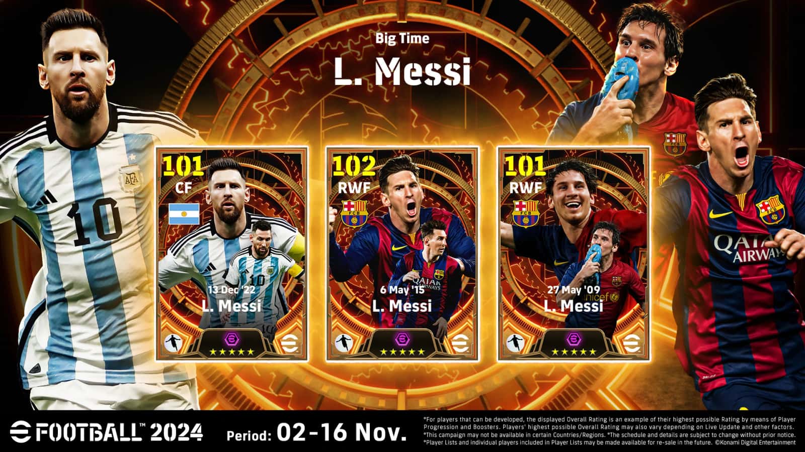 eFootball 2024 Celebrates Lionel Messi Being Named World's Best