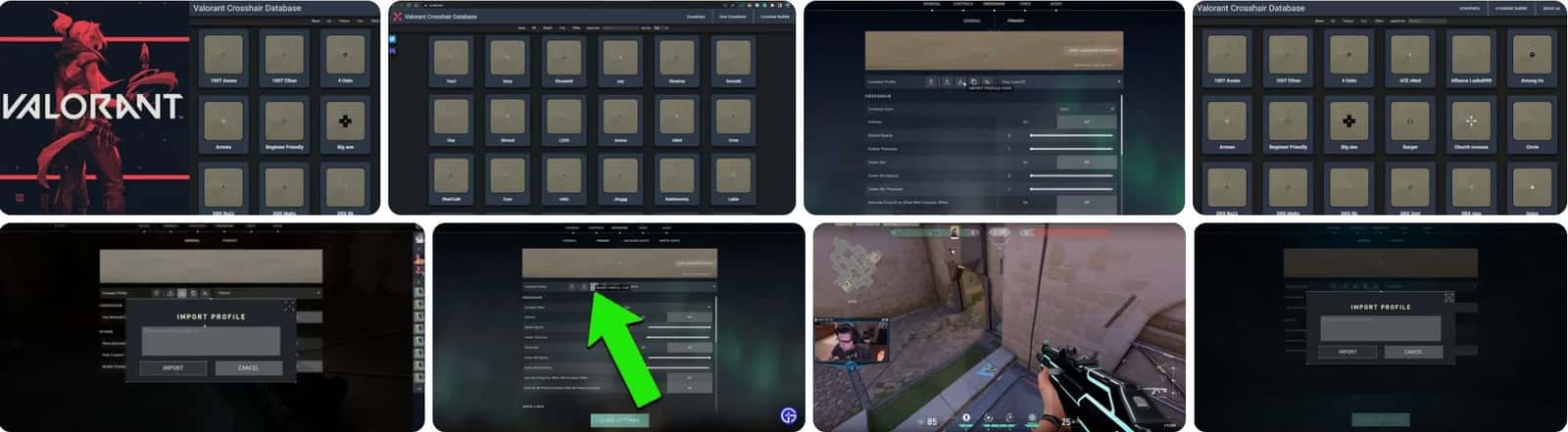 VALORANT Crosshair Kodları 2024