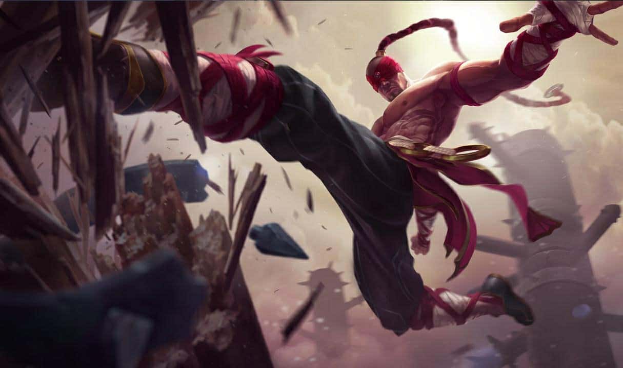 Lee Sin official League of Legends splash art
