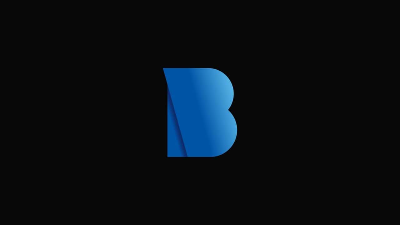 Official blue BioWare logo on a black background