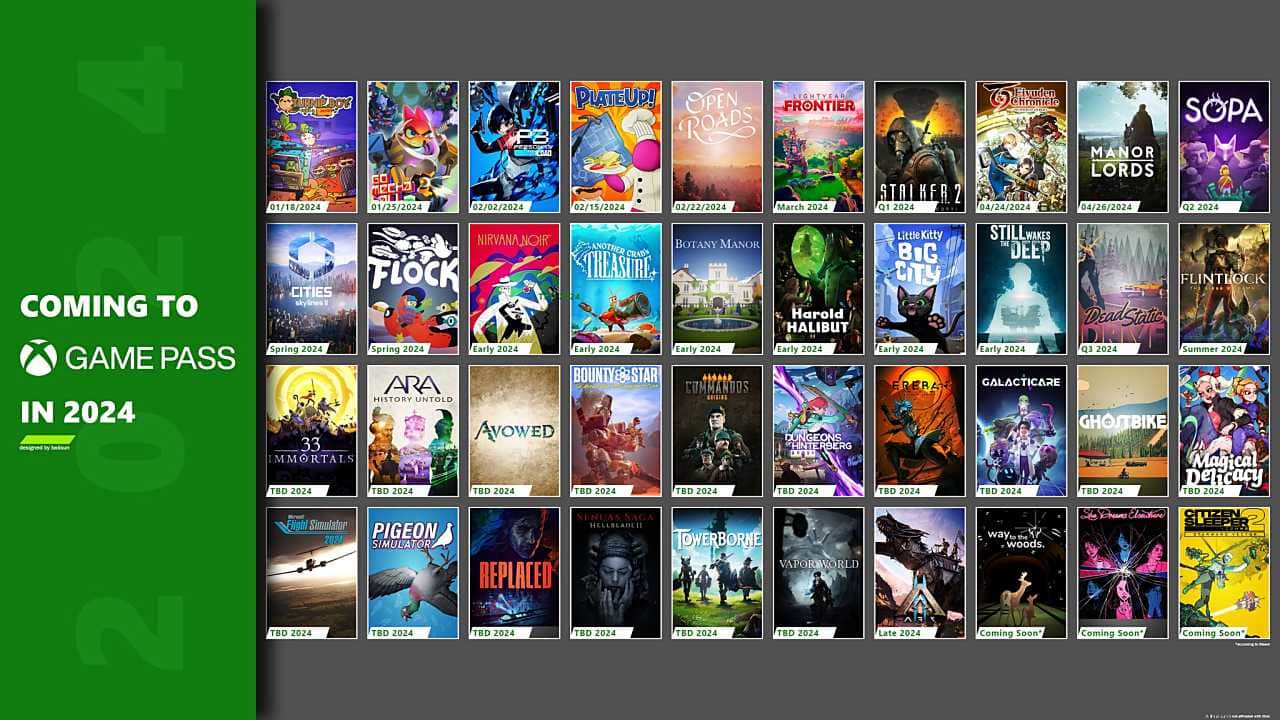 Game Pass Gelecek Oyunlar 2024
