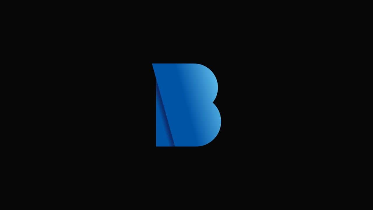 Official blue BioWare logo on a black background