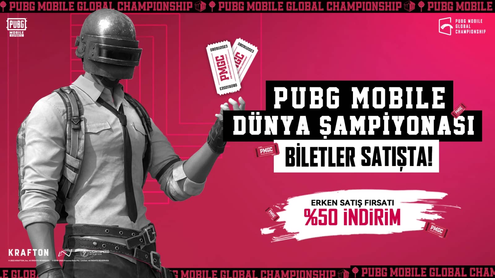 2023 PUBG Mobile Dünya Şampiyonası Biletleri Satışa Sunuldu!