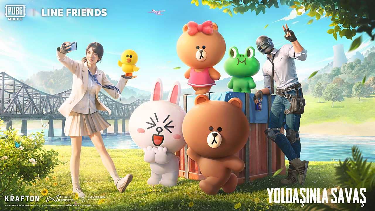PUBG MOBILE’ın Savaş Alanına LINE FRIENDS’in Eğlenceli Dünyası Geliyor!