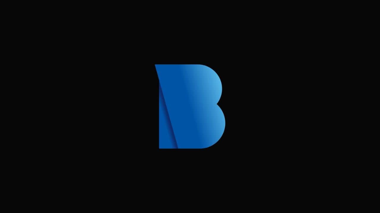 Official blue BioWare logo on a black background