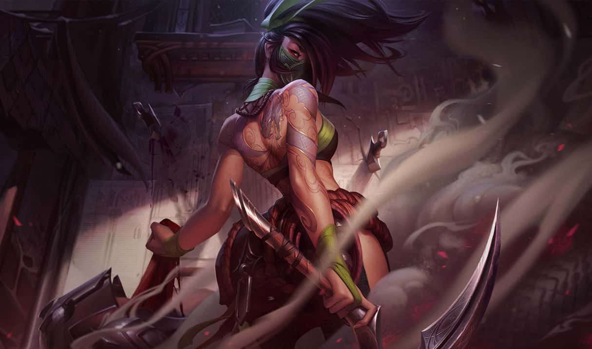 Akali official League of Legends splash art