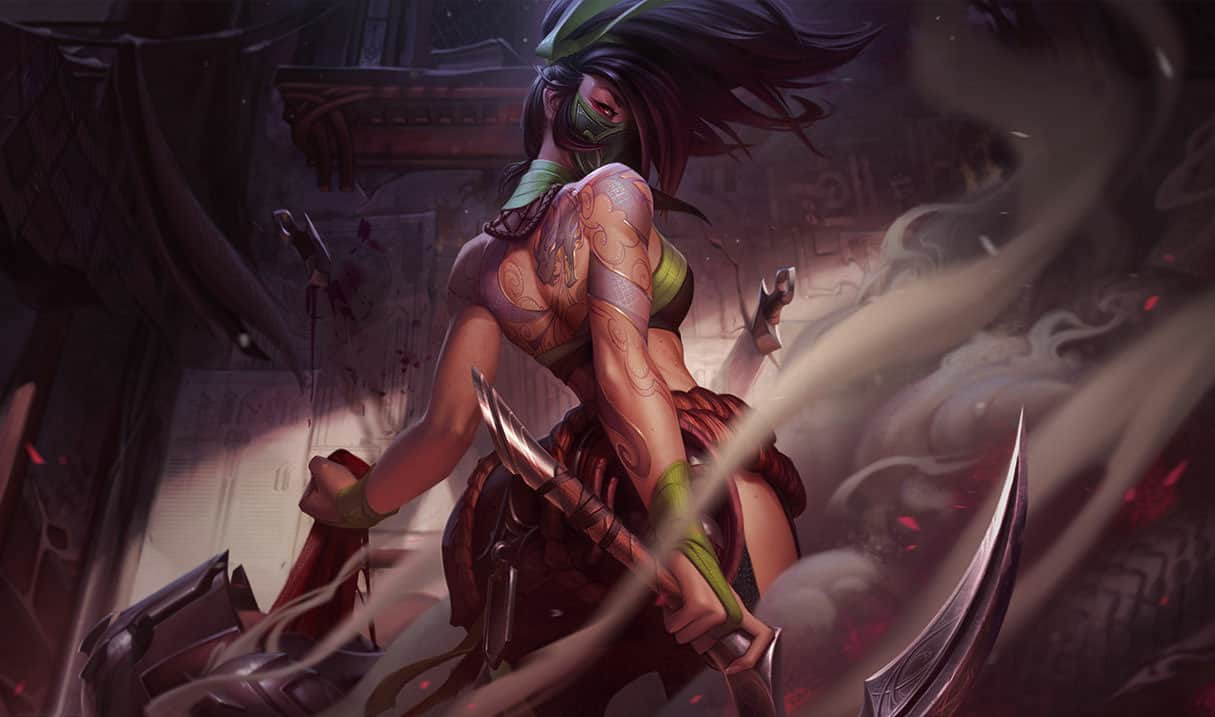 Akali official League of Legends splash art
