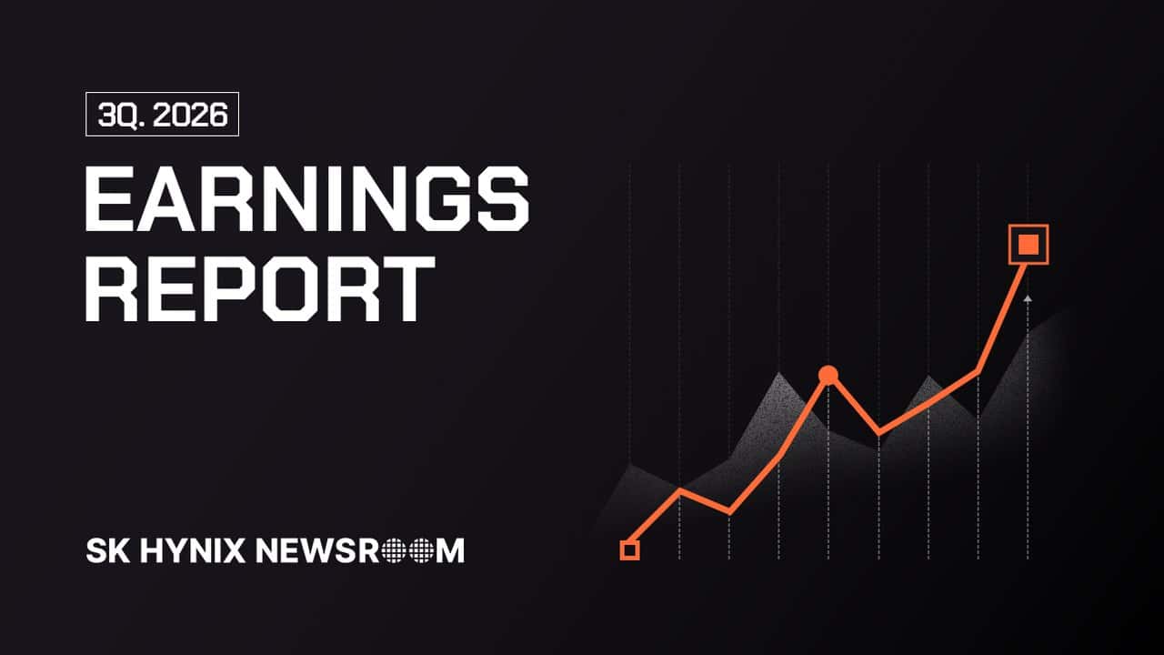 Official SK hynix Newsroom cover image for its third quarter 2026 earnings report